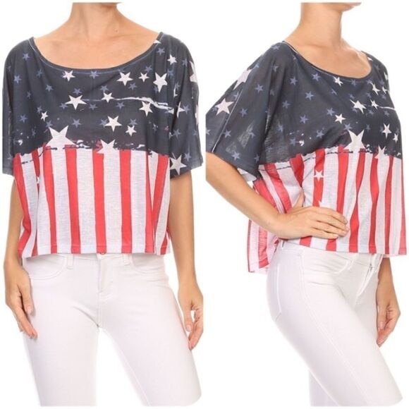 ⬆️Stars & Stripes Top   - Picture 2 of 6